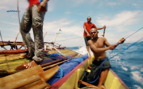 Movie still from the documentary film Sailau, featuring in the 2023 DocEdge Film Festival.