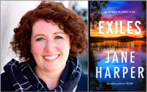 Jane Harper portrait, Exiles book