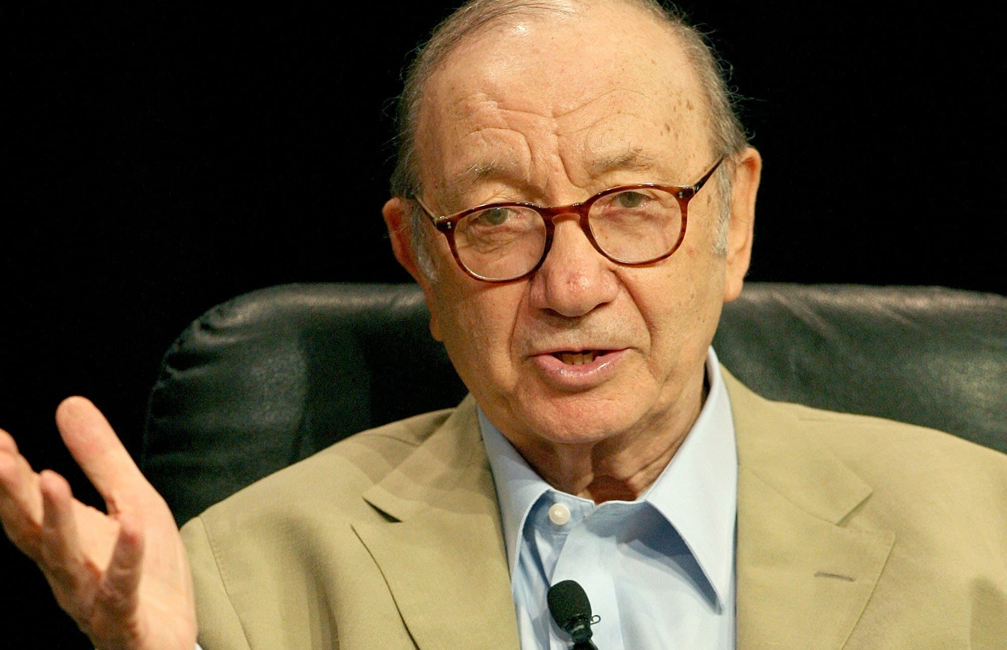 (file photo July 2006)  Neil Simon from "The Kennedy Center Presents: The 2006 Mark Twain Prize For American Humor" speaks onstage during the 2006 Summer Television Critics Association Press Tour for PBS held at the Ritz-Carlton Huntington Hotel in Pasadena, California.