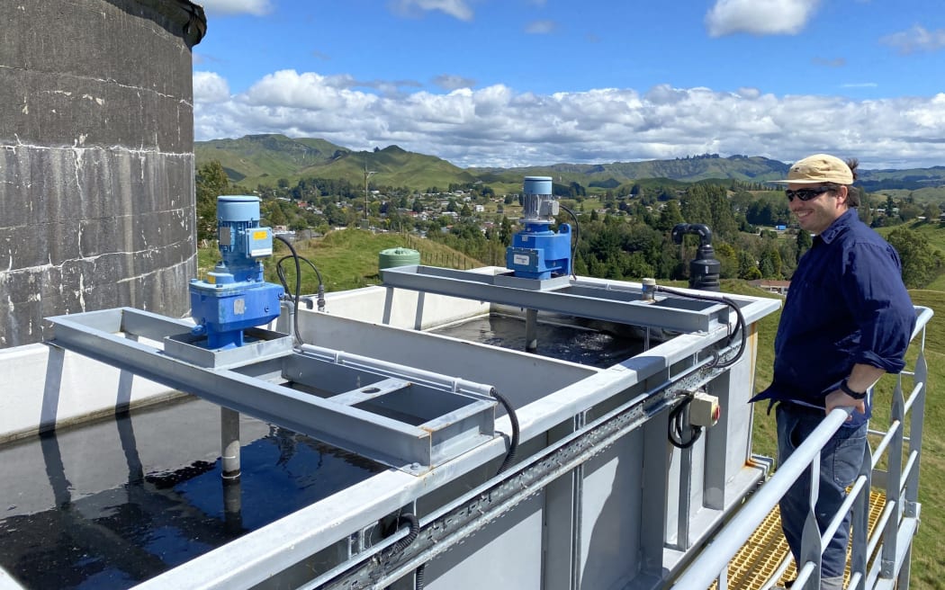 The new Raetihi Water Treatment Plant came online in August 2018 at the cost of $2.5 million. Ruapehu District Council took on debt for this and other Three Waters projects on the understanding that the debt would transfer off its books from July 2024. Credit: Supplied via LDR (single use only)