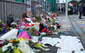 Flowers at Kilbirnie mosque