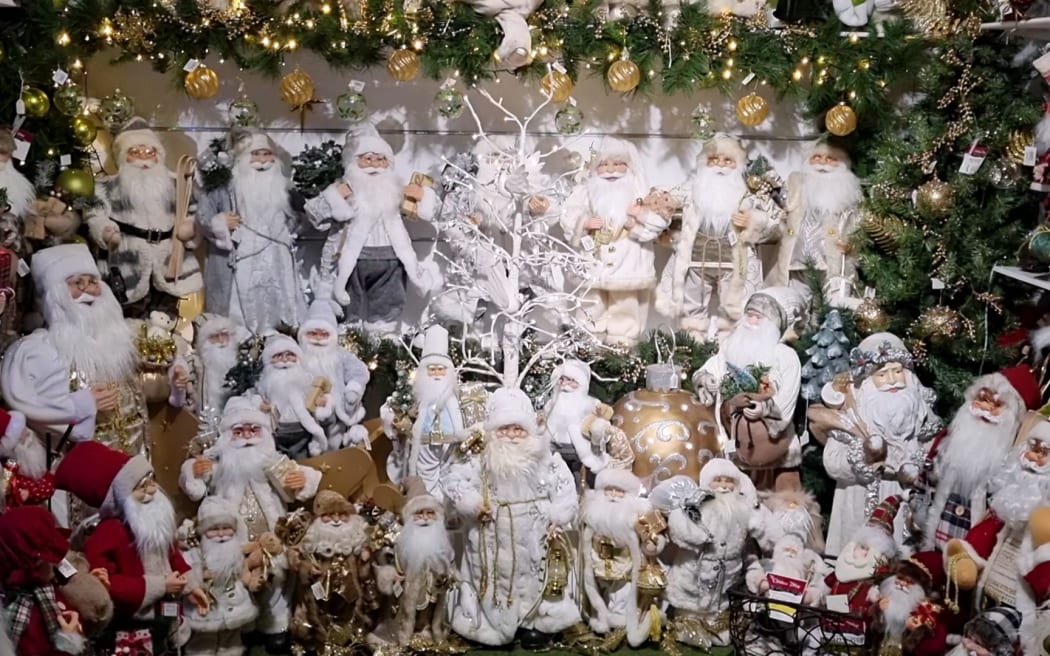 Christmas Village santas