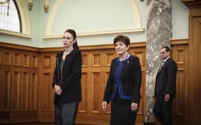 Condolence Book for the Christchurch Attacks. Prime Minister, Jacinda Ardern and Governor General, Dame Patsy Reddy.