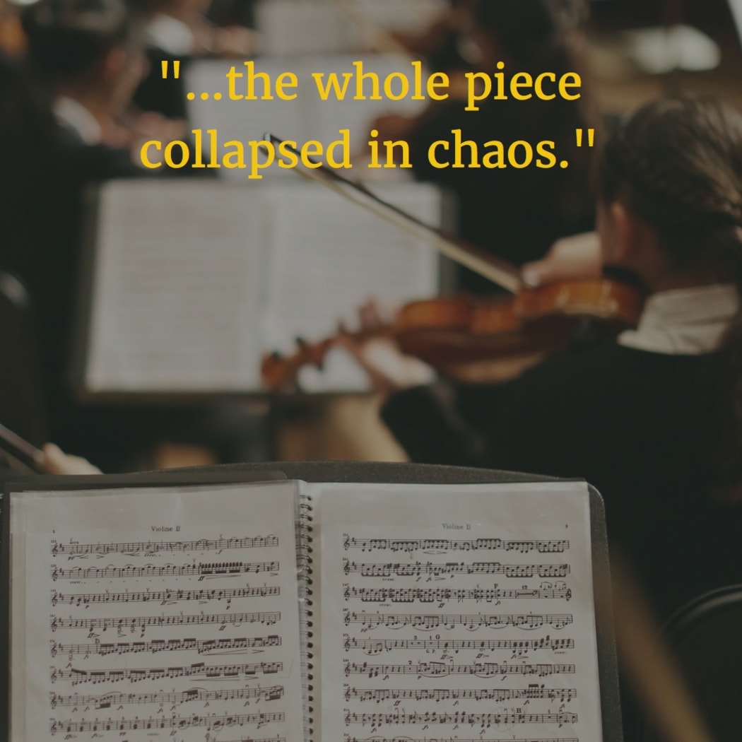Chaos at a National Orchestra concert