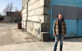 ReliefAid founder Mike Seawright in Kyiv.