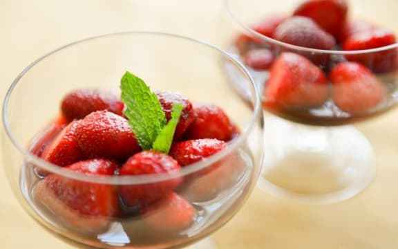 Drunken Strawberries