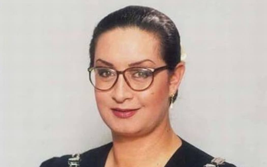 Georgina Beyer's official portrait as Mayor of Carterton.