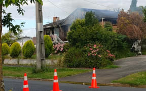 House fire on Mahoe St in Melville, Hamilton
