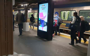 Wellington train stations are installing large digital billboards with cameras embedded in them. But MetLink says they weren't aware of the cameras and they will not be turned on.