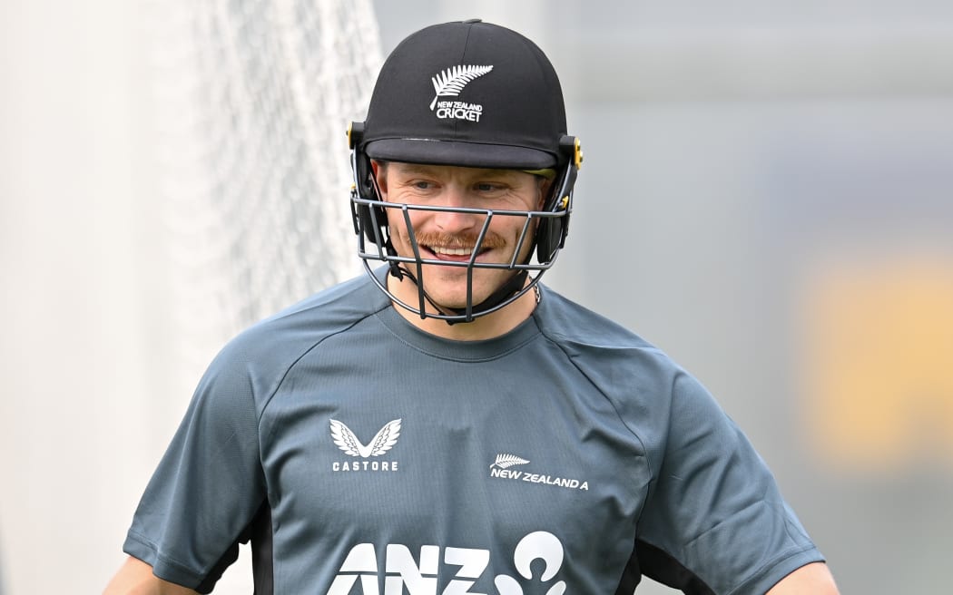 Dale Phillips during NZA cricket training, 2025.
