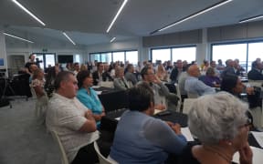 More than 100 people gathered in Gisborne's Awapuni Surf Club to hear gripes about the current state of affairs, and plans for the future.