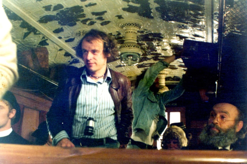 Director Tony Williams on set.