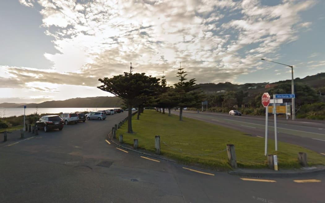 Carpark at Petone Wharf in Wellington