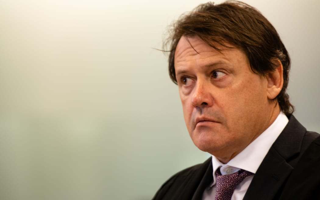 Crown prosecutor Brian Dickey at the sentencing of the man convicted of murdering Grace Millane on 21 February.
