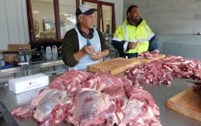 Kokohinau Marae in Te Teko has become a food bank to help families in Edgecumbe, which has been hit by devastating flooding.