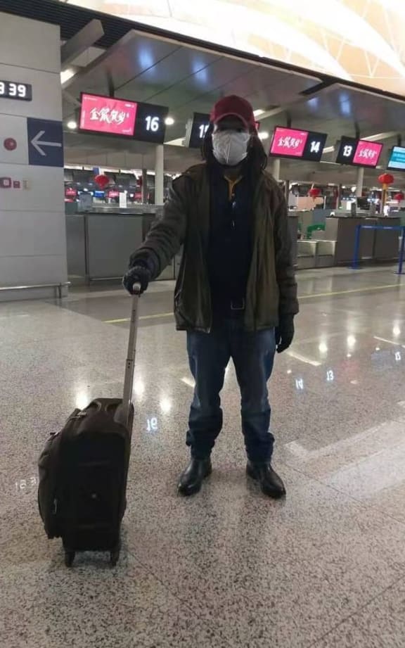 Ben Mendel at Shanghai's airport.
