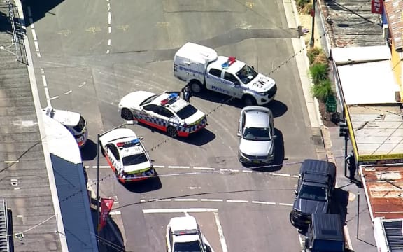 NSW Police arrested a man nearby after the attack.