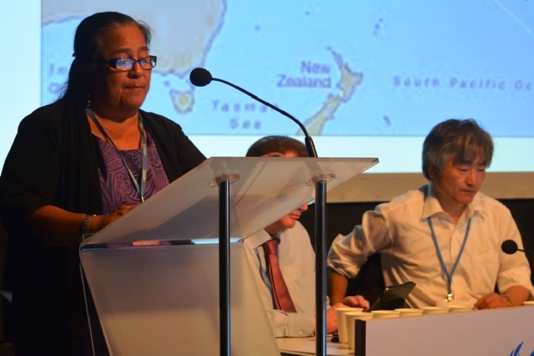 Kiribati's ambassador to the UN, Makurita Baaro.