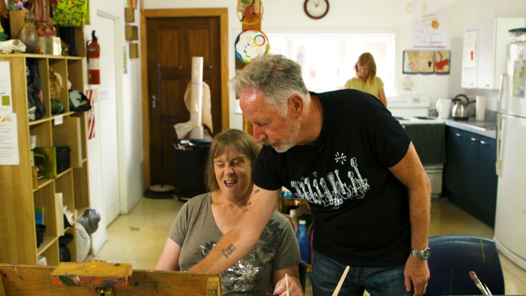 John, a mentor at Māpura Studio.