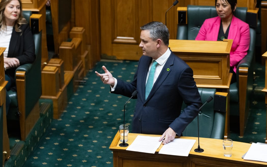 Retiring Green Party MP James Shaw delivers his valedictory speech.