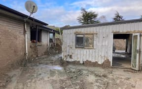 After the Hawke's Bay cleanup crew had cleared silt from a property.