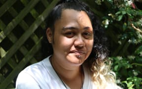 Solo mother Alana Takimoana, 22.