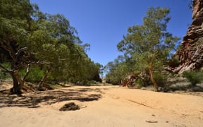 Australia, NT, Emily Gap in East McDonnell Range national park