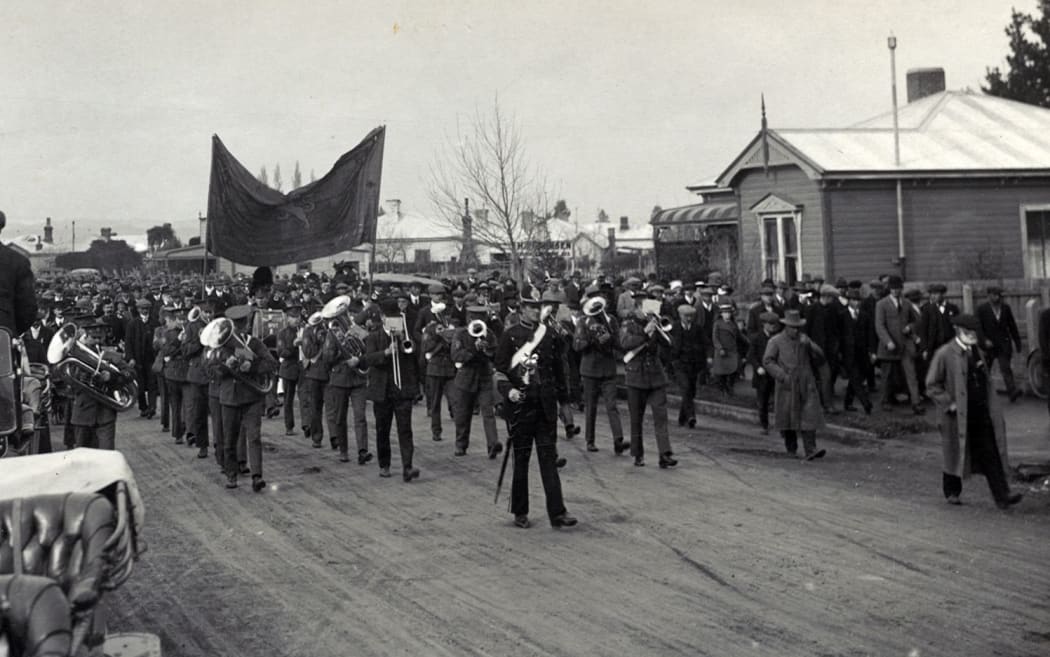 The Wairarapa contingent in August 1914.