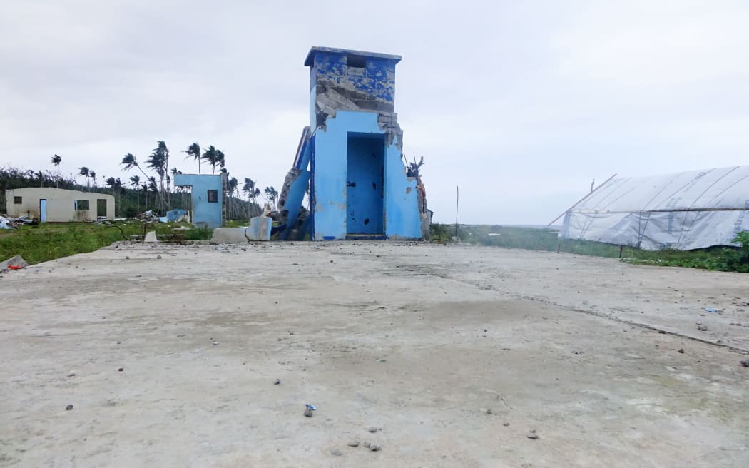 All that's left of Rusila and Turakai's home in Nasau Koro Island Fiji