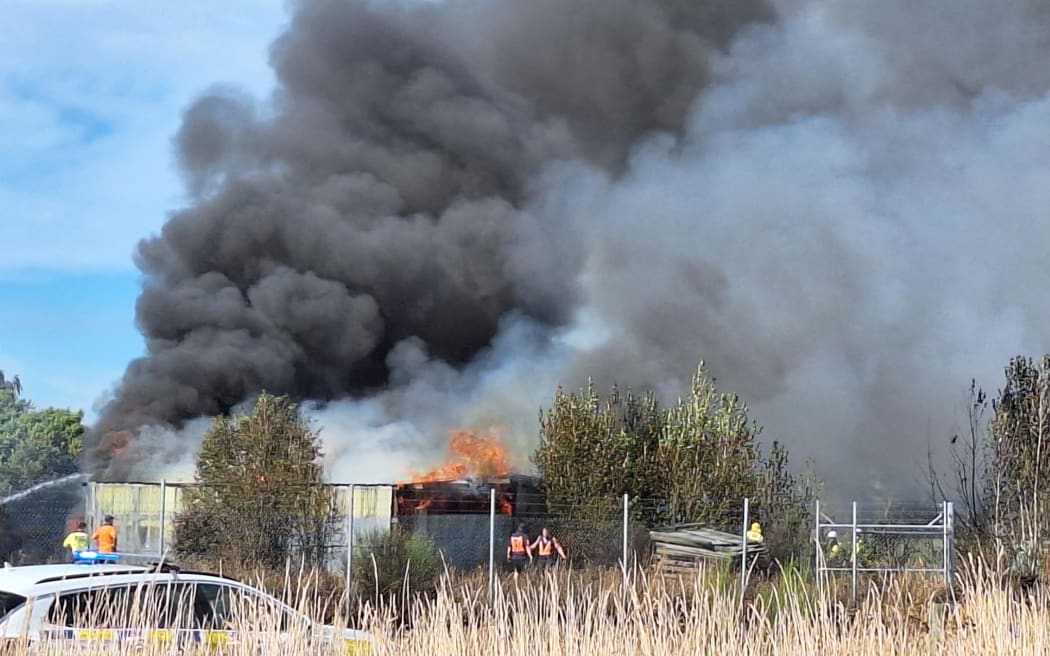 Fire near Rolleston