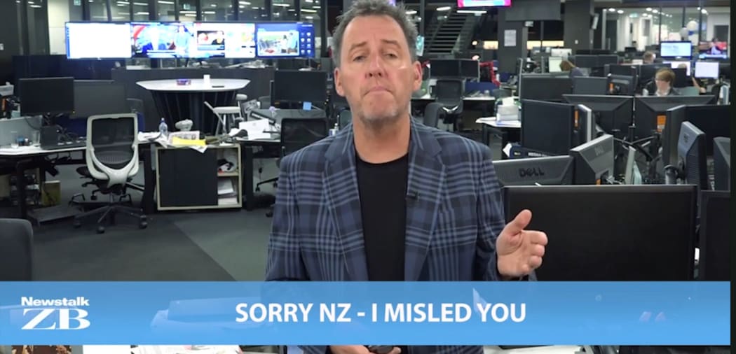 Sorry, not sorry: Mike Hosking in 2018 - hitting back at the broadcasting watchdog.