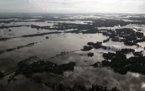 Some of the extent of the Bangladesh floods.