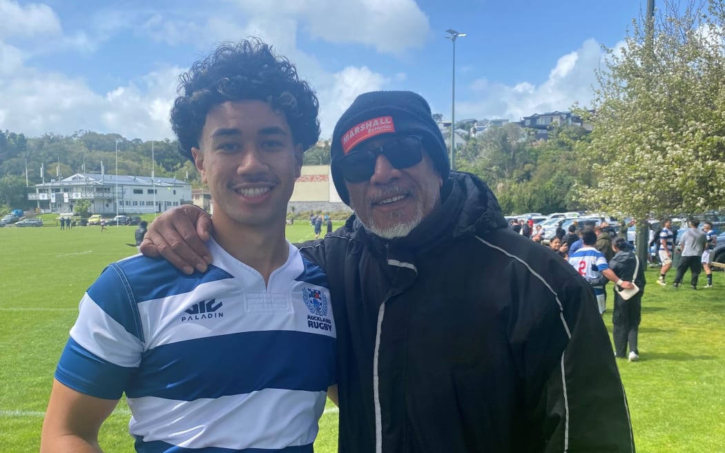 Charm Tuala (left) is excited for Brown University's rugby programme.