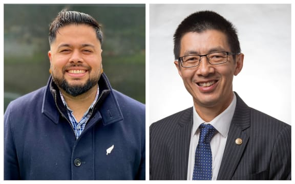 Marshal Ahluwalia (left) and David Wong secured local body seats by winning a large number of votes in the 2025 local body elections.