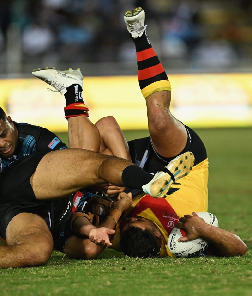 PNG Kumuls defeated Fiji Bati 22-10 in their Pacific Championships opener in Suva. 19 October 2024