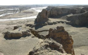 A view of the landscape at Xujiayao, a site in China where 21 fossils found in the 1970s are now believed to belong to a previously unknown human species.