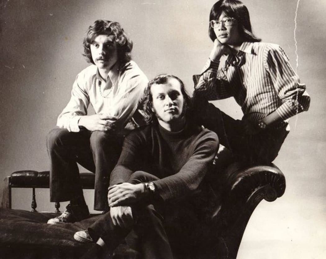 Tamburlaine: Steve Robinson, Simon Morris and Denis Leong, the band that made the lauded 1972 album Say No More