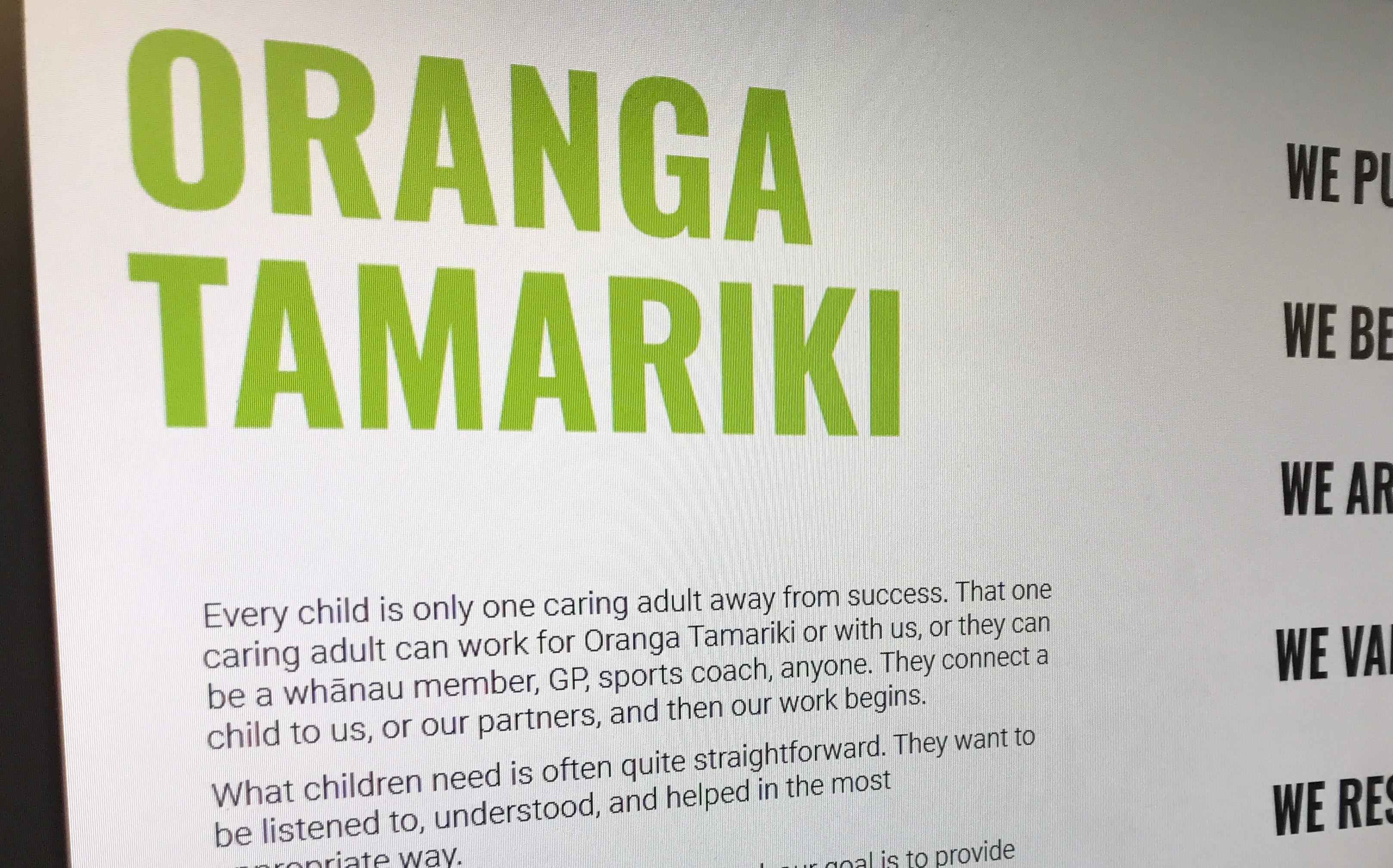 Oranga Tamariki's 2019 Focus document.