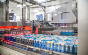 LIC machine testing milk samples.