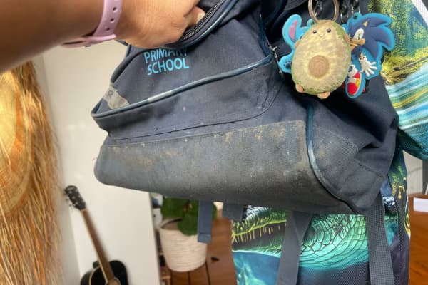 Susie Myers says making sure bags dry completely is important to prevent mould growing.