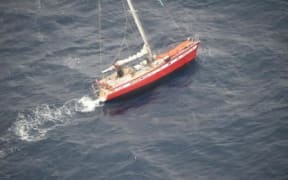The NZ Defence Force located the yacht, Regina R, on Thursday afternoon.