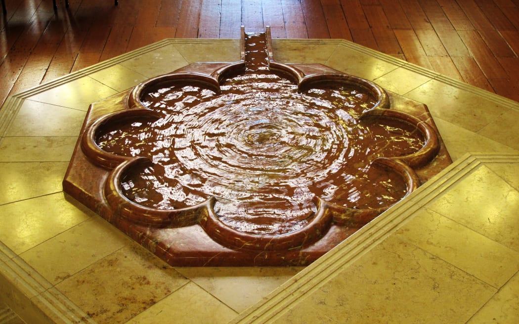 Baptismal font at St Patrick's Cathedral