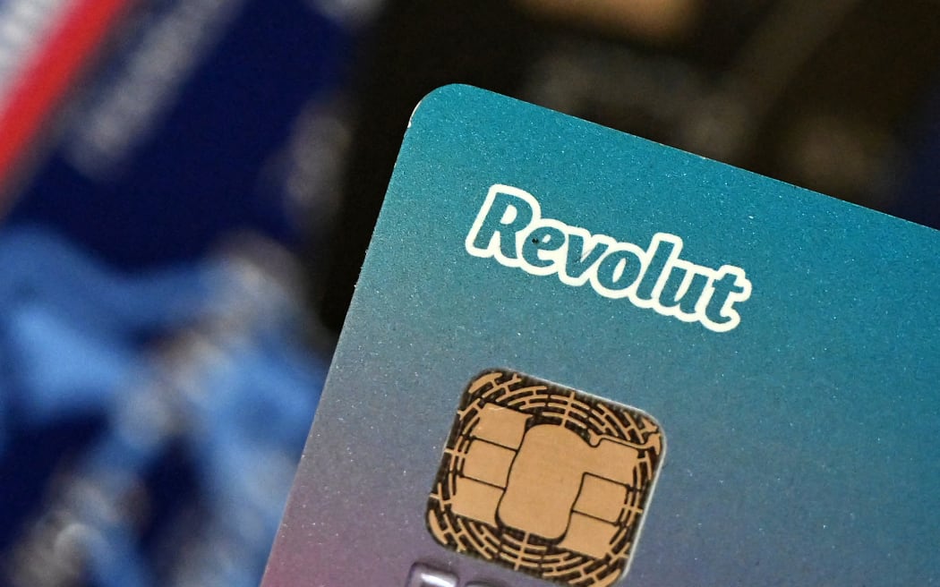 A photograph arranged as an illustration in London on April 21, 2023 shows a detail of a card from mobile phone app-based "neo-bank" Revolut. From digital bank Revolut to money-transfer group Wise and payments company Checkout, London is Europe's fintech champion and intends on keeping its crown despite Brexit fallout and declining investments.