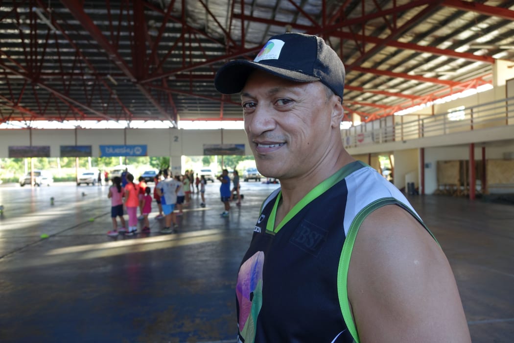 Lenny Solomona runs boot camps in Samoa