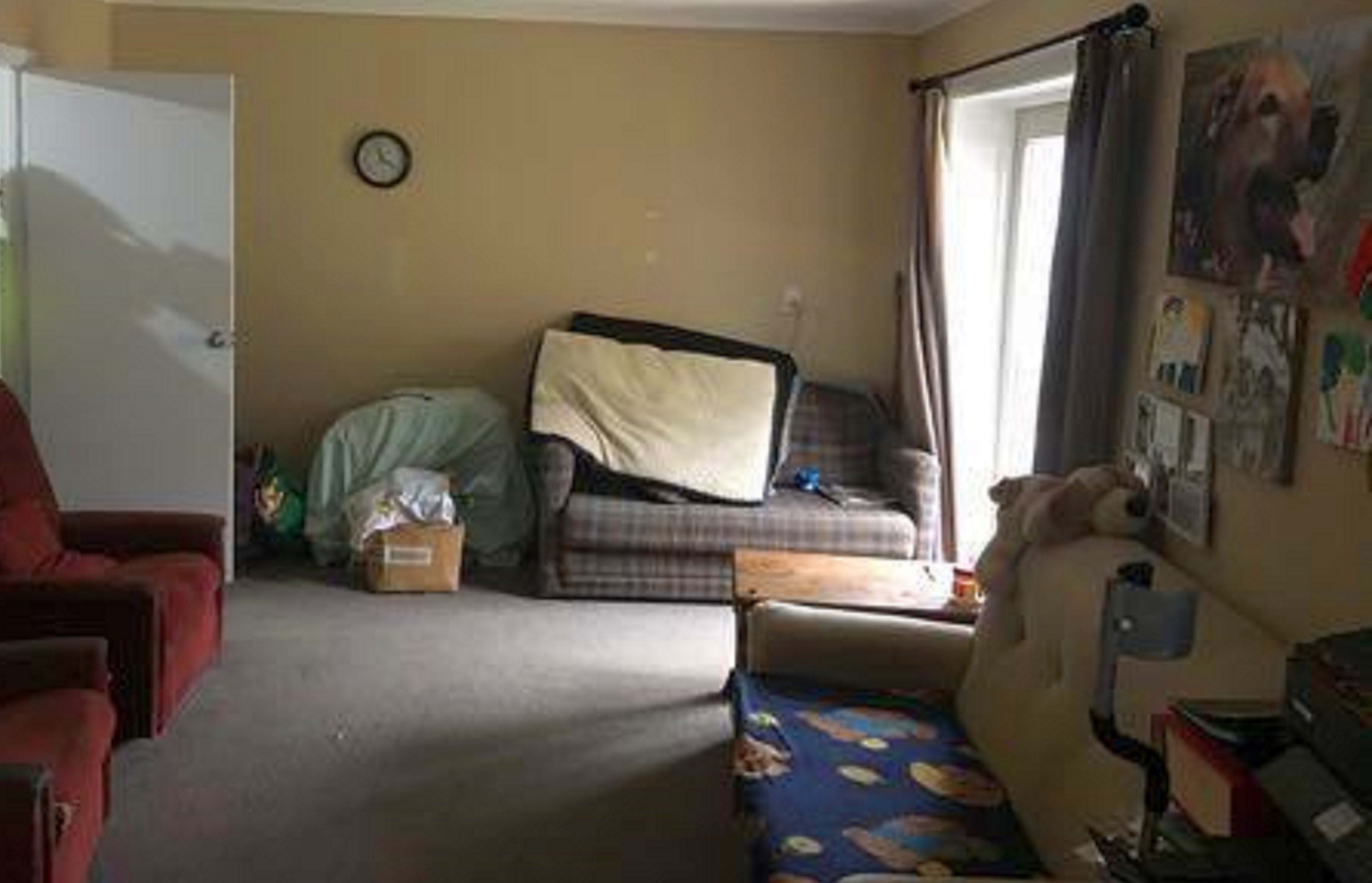 The couple say the shed’s two rooms will now be used for storage.