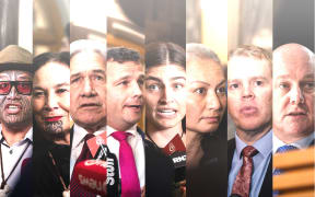 Composite of political party leaders