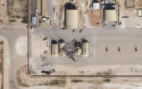 Satellite image released by Planet Labs Inc. reportedly shows damage to the Ain al-Asad US airbase in western Iraq, after being hit by rockets from Iran.
