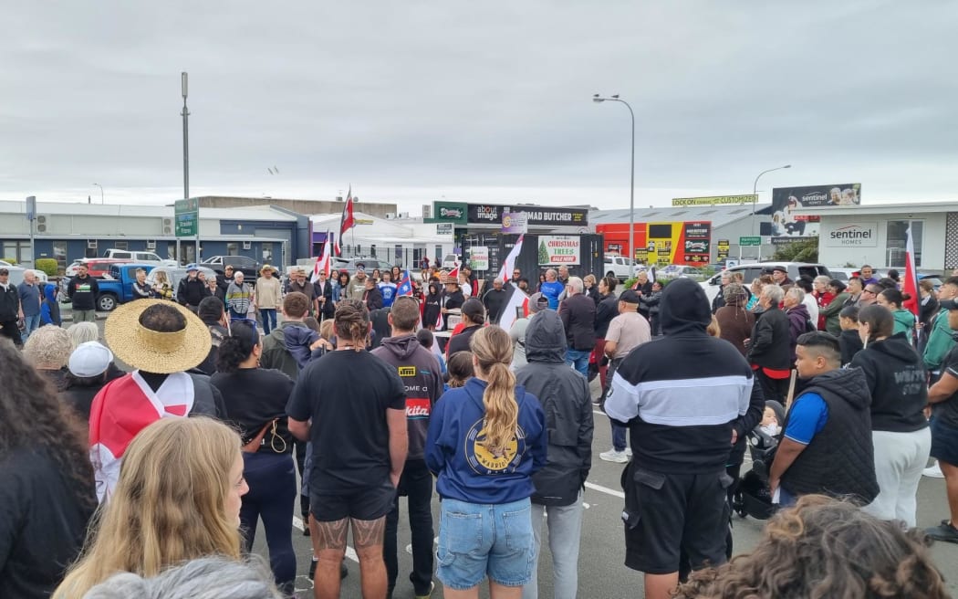 New Plymouth protest