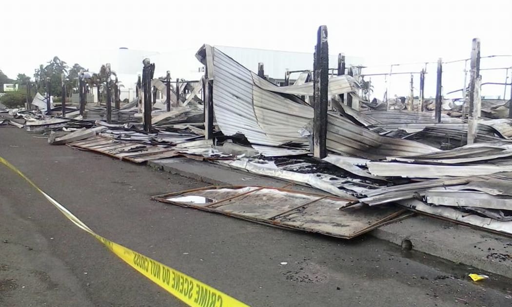 Fire destroys Savalalo Market In Samoa capital Apia