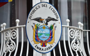 The Ecuadorian embassy in London, where WikiLeaks founder Julian Assange has been living for more than two years.